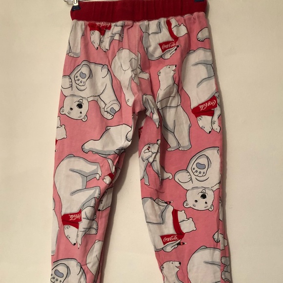 Pink Coke Pajama Pants with Polar Bears - Picture 2 of 8